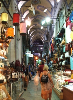 In the Grand Bazaar, in Istambul