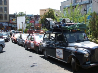 Stucking in Tabriz trying to find our petrol ration card