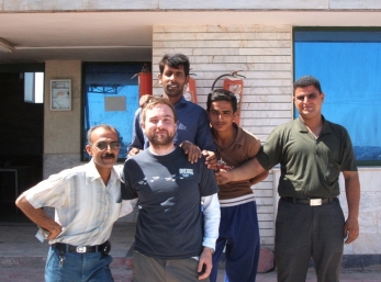 The last petrol staion before Turkmenistan - i don't think they get to see many foreigners